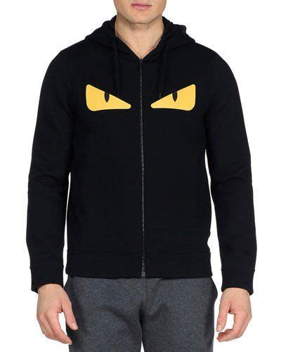 fendi sweater cracked eyes|Shop Fendi Monster Eyes Zip Hoodie .